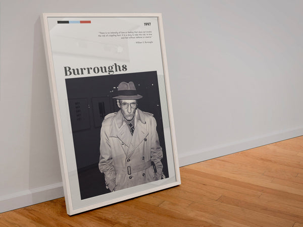William S. Burroughs Poster Wall Art Quote Writer Author William Seward Burroughs II  Poster Art Gift 1564813649 1419