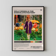 Willy Wonka & The Chocolate Factory, Mel Stuart, Minimalist Movie Poster