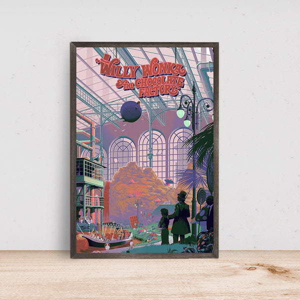 Willy Wonka & the Chocolate Factory Movie Poster, Room Decor, Home Decor, Art Poster for Gift 1694668769