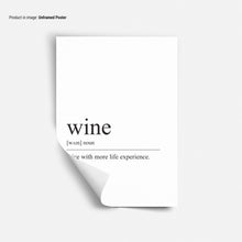 Wine Poster  Wine Definition  Alcohol Wall Art  Bar Cart Wall Art  Funny Wine Lovers Gifts  Wine Print 1691900619