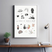 Wings of Desire Movie Poster, Room Decor, Home Decor, Art Poster for Gift 1