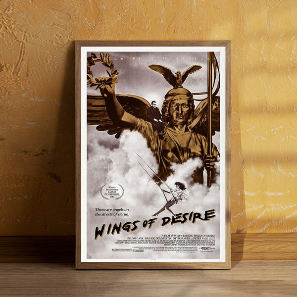 Wings of Desire (1988)-  Movie Poster (Regular Style)   art  printing, Home Decor, Art Poster for Gift，Canvas Poster 1593303735 - Copy