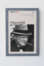 Winston Churchill Poster Wall Art  Poster Art Gift Quote Churchill British World War 2 Vintage Leader 1575424351