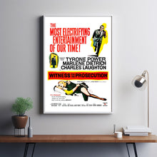 Witness for the Prosecution (1957) Poster Art Print Movie Posters Gift for Movie lovers