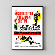 Witness for the Prosecution (1957) Poster Art Print Movie Posters Gift for Movie lovers