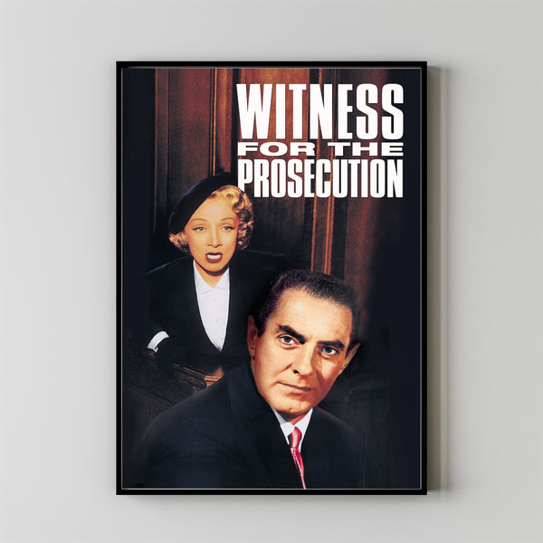Witness for the Prosecution (1957) Poster Art Print Movie Posters Gift for Movie lovers 1