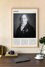 Wolfgang Goethe Wall Art  Poster Johann Wolfgang von Goethe Polymath Black White Poster Poster Art Gift 1681324456