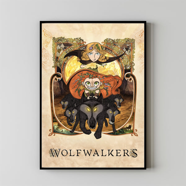 Wolfwalkers (2020) Poster Art Print Movie Posters Gift for Movie lovers