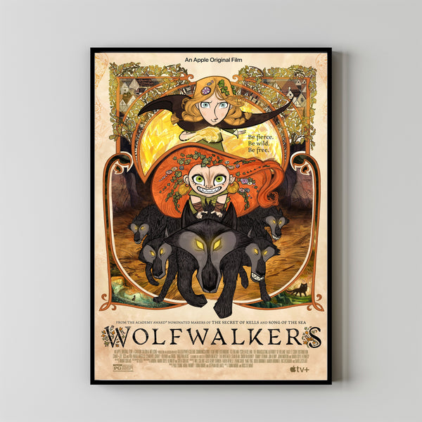 Wolfwalkers (2020) Poster Art Print Movie Posters Gift for Movie lovers 3