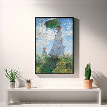Woman with a Parasol Poster, Art Poster, Wall Art Prints, Canvas Material Gift, Keepsake, Home Decor, Live Room Wall Art 1692974449