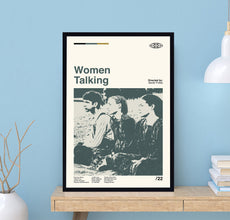Women Talking Poster, Women Talking, Sarah Polley, Retro Movie Poster, Minimalist Art, Vintage Poster, Midcentury Art, Modern Art, Wall Art 1701450892