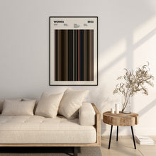 Wonka Movie Barcode Print, Wonka Print, Wonka Poster, Wonka Wall Art, Wonka Art Print, Wonka Frames Print 1689900455