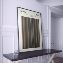 Wonka Movie Barcode Print, Wonka Print, Wonka Poster, Wonka Wall Art, Wonka Art Print, Wonka Frames Print 1689900455