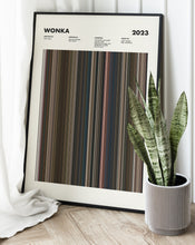 Wonka Movie Barcode Print, Wonka Print, Wonka Poster, Wonka Wall Art, Wonka Art Print, Wonka Frames Print 1689900455