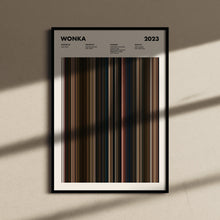 Wonka Movie Barcode Print, Wonka Print, Wonka Poster, Wonka Wall Art, Wonka Art Print, Wonka Frames Print 1689900455