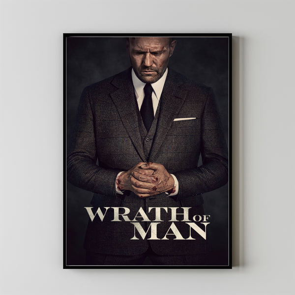 Wrath of Man Alternative Film Movie Print Wall Art Poster