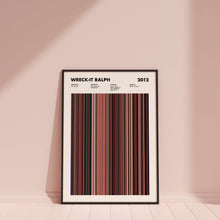 Wreck It Ralph Movie Barcode Print, Wreck It Ralph Print, Wreck It Ralph Poster, Wreck It Ralph Wall Art, Wreck It Ralph Art, Movie Buffs 1617492624