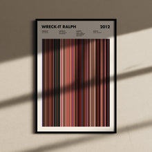 Wreck It Ralph Movie Barcode Print, Wreck It Ralph Print, Wreck It Ralph Poster, Wreck It Ralph Wall Art, Wreck It Ralph Art, Movie Buffs 1617492624