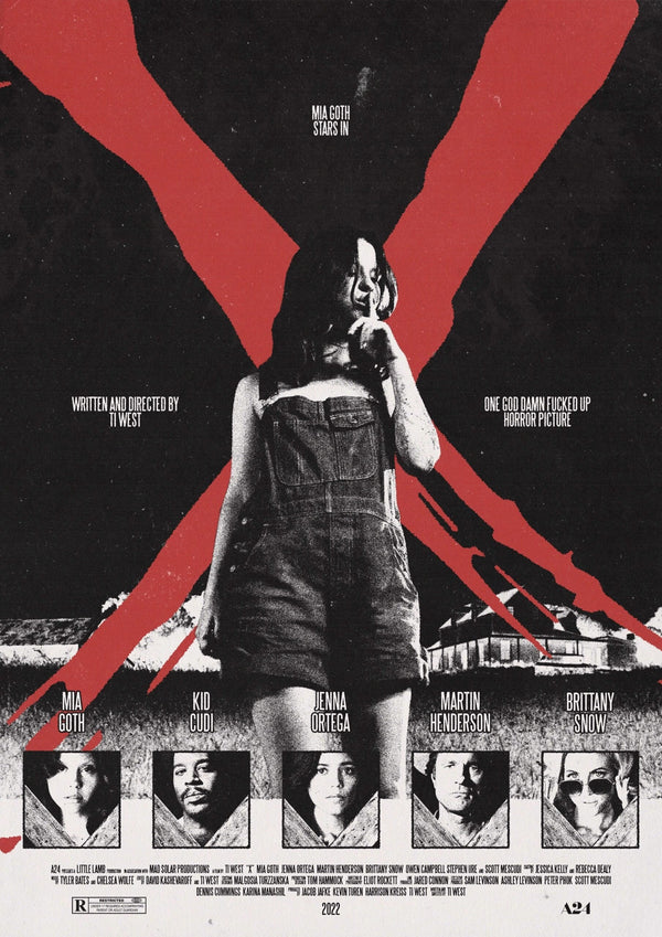 X by Ti West Alternative Film Movie Print Wall Art Poster 1579524855