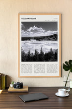Yellowstone National Park Wall Art Poster Black White Yellowstone Park Poster  Poster Art Gift 1628658792 9632