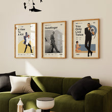 You Only Live Twice James Bond Wall Art Print - Retro Movie Poster - Midcentury Art 1418045387