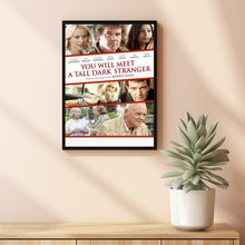 You Will Meet a Tall Dark Stranger (2010) Poster, Minimalist Movie Poster, Film Poster