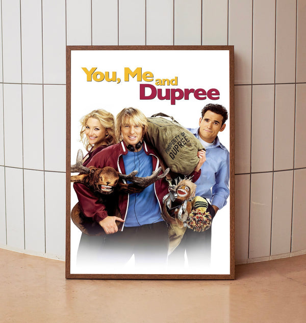 You, Me and Dupree (2006) Poster, Minimalist Movie Poster, Film Poster