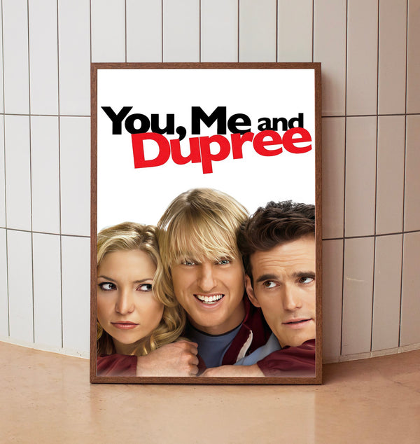 You, Me and Dupree (2006) Poster, Minimalist Movie Poster, Film Poster_DS04