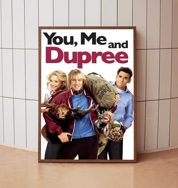 You, Me and Dupree (2006) Poster, Minimalist Movie Poster, Film Poster_DS07
