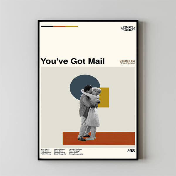 You’ve Got Mail - Nora Ephron - Vintage Movie Poster - Modern Art - Minimalist Art - Midcentury Art - Vintage Poster - Wall Decor - Wall Art