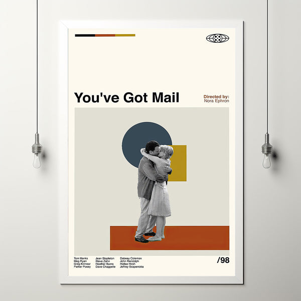 You’ve Got Mail - Nora Ephron - Vintage Movie Poster - Modern Art - Minimalist Art - Midcentury Art - Vintage Poster - Wall Decor - Wall Art