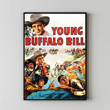 Young Buffalo Bill (1940) Poster, Minimalist Movie Poster, Film Poster