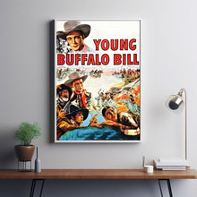 Young Buffalo Bill (1940) Poster, Minimalist Movie Poster, Film Poster