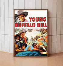 Young Buffalo Bill (1940) Poster, Minimalist Movie Poster, Film Poster