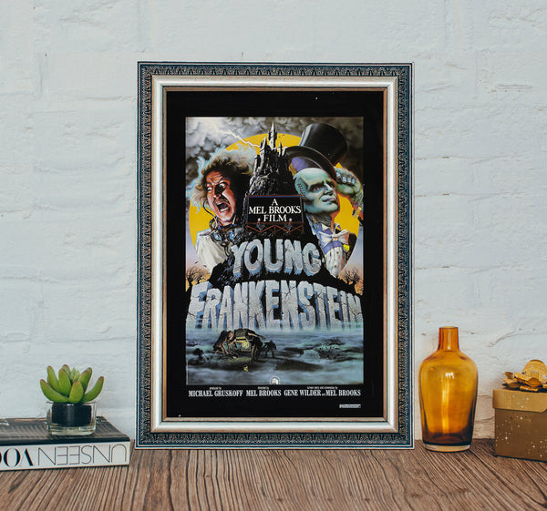 Young Frankenstein (1974) Movie Poster, Young Frankenstein Classic Vintage Poster, Classic Movie Canvas Cloth Poster 1587397572