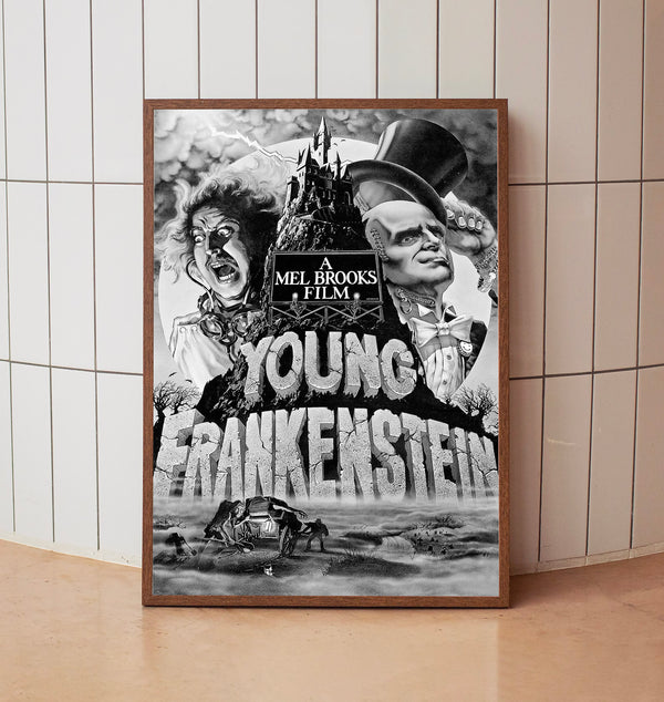 Young Frankenstein (1974) Poster, Minimalist Movie Poster, Film Poster_DS04