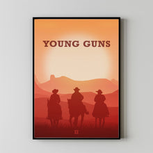 Young Guns II (1990) Poster, Minimalist Movie Poster, Film Poster_DS03