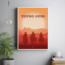 Young Guns II (1990) Poster, Minimalist Movie Poster, Film Poster_DS03