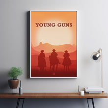Young Guns II (1990) Poster, Minimalist Movie Poster, Film Poster_DS03