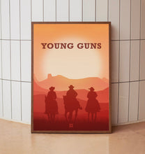Young Guns II (1990) Poster, Minimalist Movie Poster, Film Poster_DS03