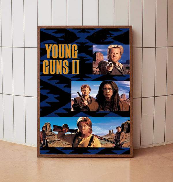 Young Guns II (1990) Poster, Minimalist Movie Poster, Film Poster_DS05