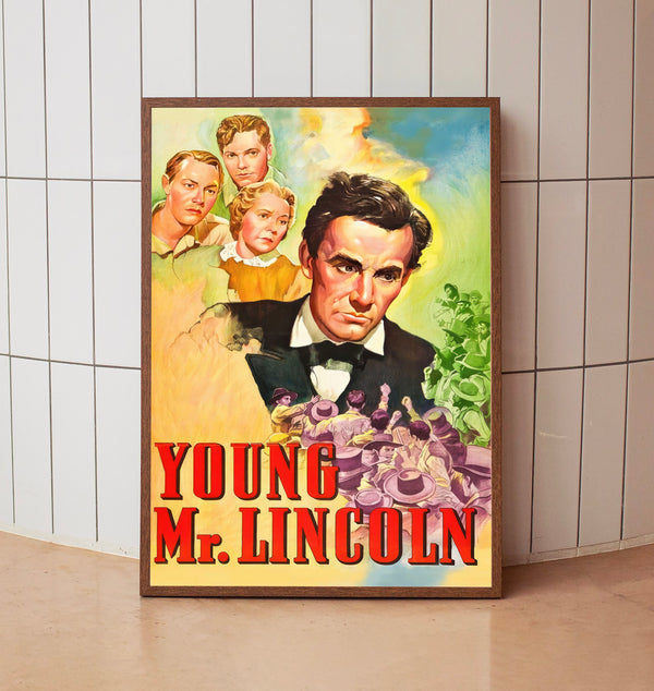 Young Mr. Lincoln (1939) Poster, Minimalist Movie Poster, Film Poster_DS09