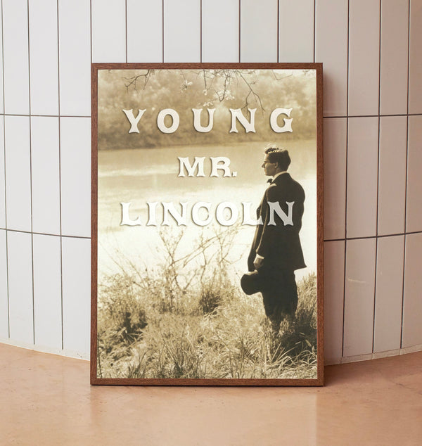 Young Mr. Lincoln (1939) Poster, Minimalist Movie Poster, Film Poster_DS13
