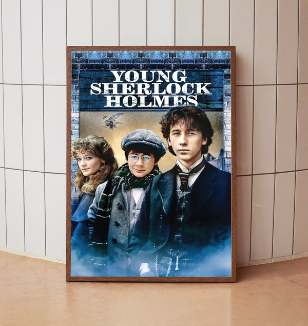 Young Sherlock Holmes (1985) Poster, Minimalist Movie Poster, Film Poster