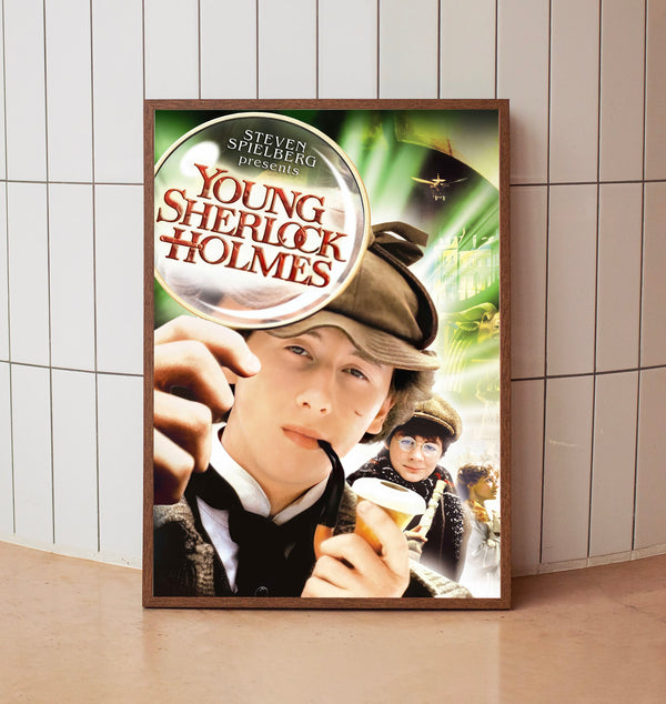 Young Sherlock Holmes (1985) Poster, Minimalist Movie Poster, Film Poster_DS03