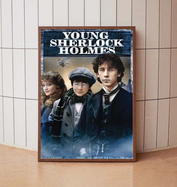 Young Sherlock Holmes (1985) Poster, Minimalist Movie Poster, Film Poster_DS04