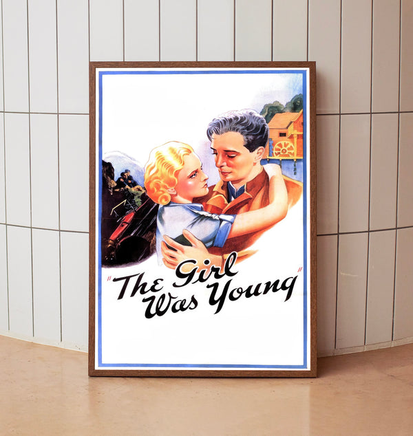Young and Innocent (1937) Poster, Minimalist Movie Poster, Film Poster
