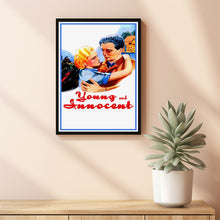 Young and Innocent (1937) Poster, Minimalist Movie Poster, Film Poster_DS07