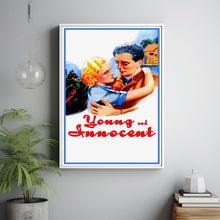Young and Innocent (1937) Poster, Minimalist Movie Poster, Film Poster_DS07