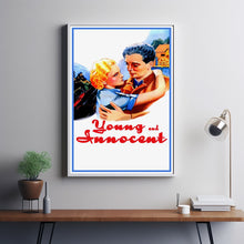 Young and Innocent (1937) Poster, Minimalist Movie Poster, Film Poster_DS07
